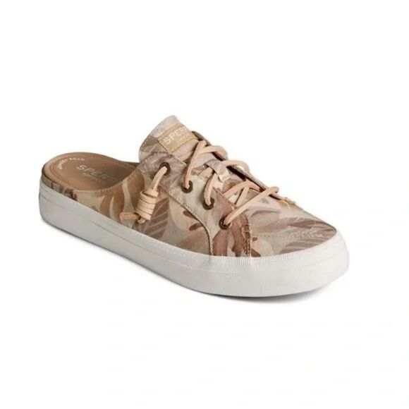 NWOB Sperry Women's Crest Vibe Mule Tan. Size 8 - Picture 2 of 8
